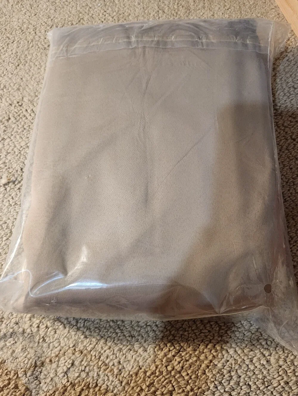 Brand New Rod Pocket Blackut Curtains Khaki Color 42 x 63 Inches 2 Pack